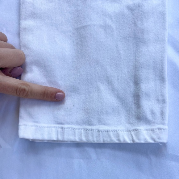 Dear John White Mid Rise Jeans Slim Straight Button Up Optic White Size 26 - Picture 11 of 11